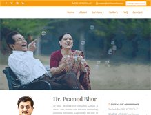 Tablet Screenshot of drpramodbhor.com